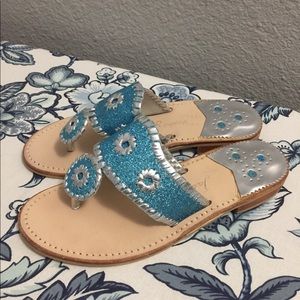 Jack Roger Glitter Navajo Sandals Women’s 6